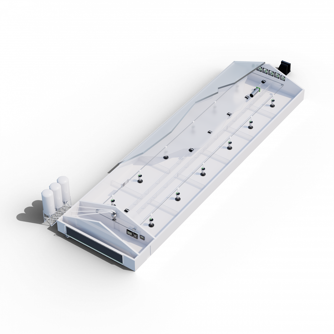 Bâtiment pour porcelets