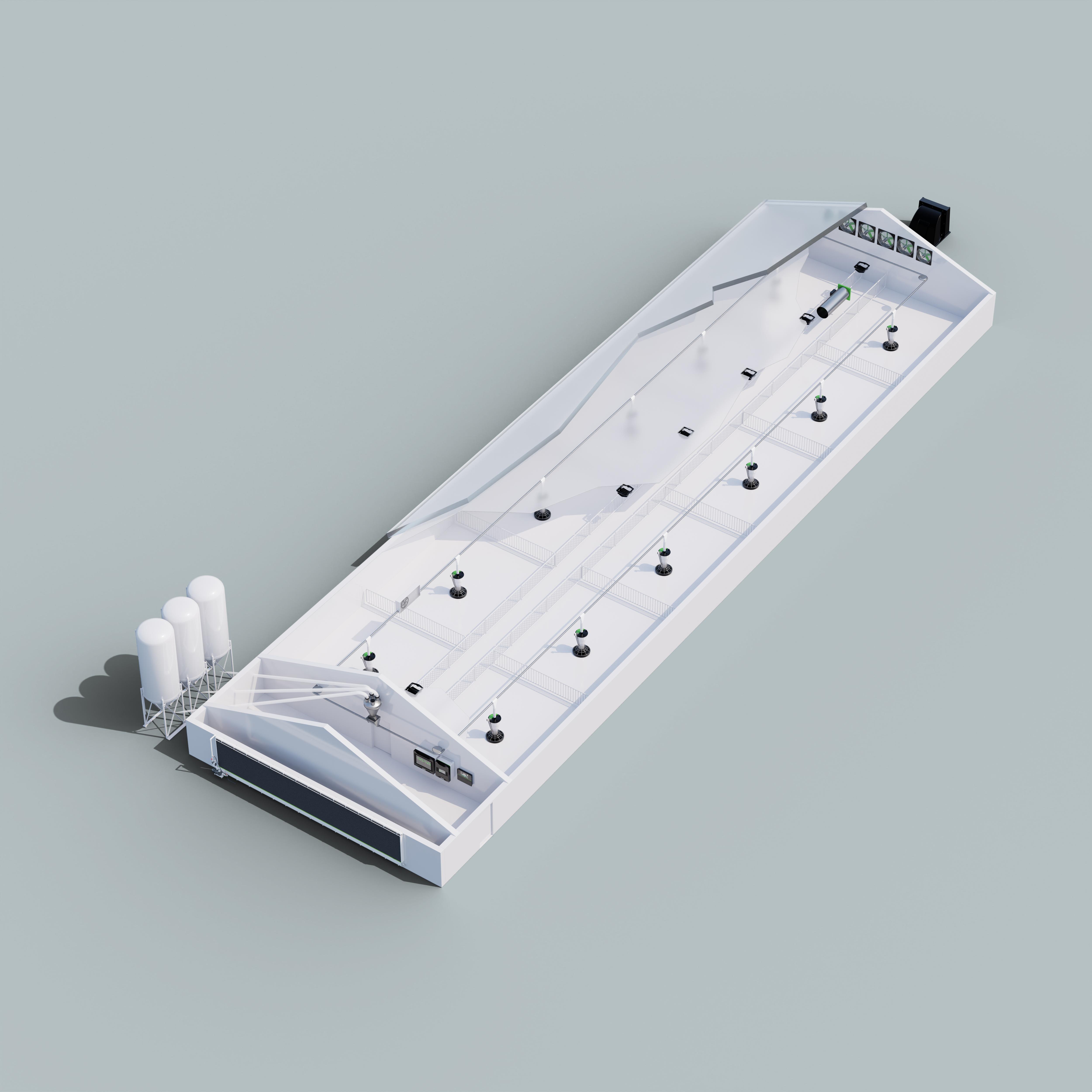 Bâtiment pour porcelets